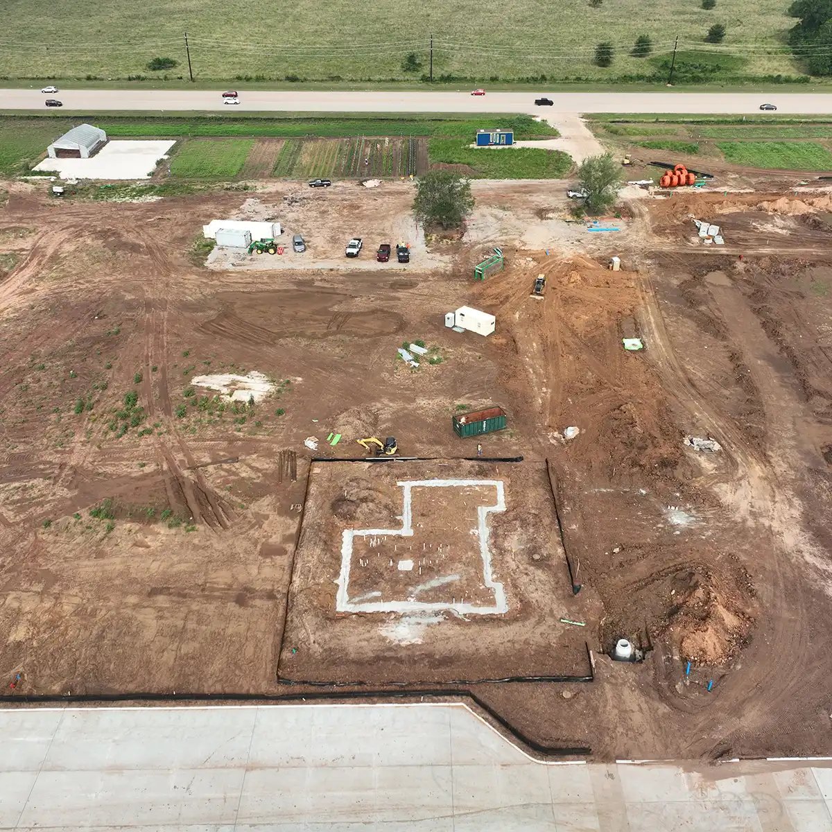 Indigo-Community-the-filling-station-construction-may-2024